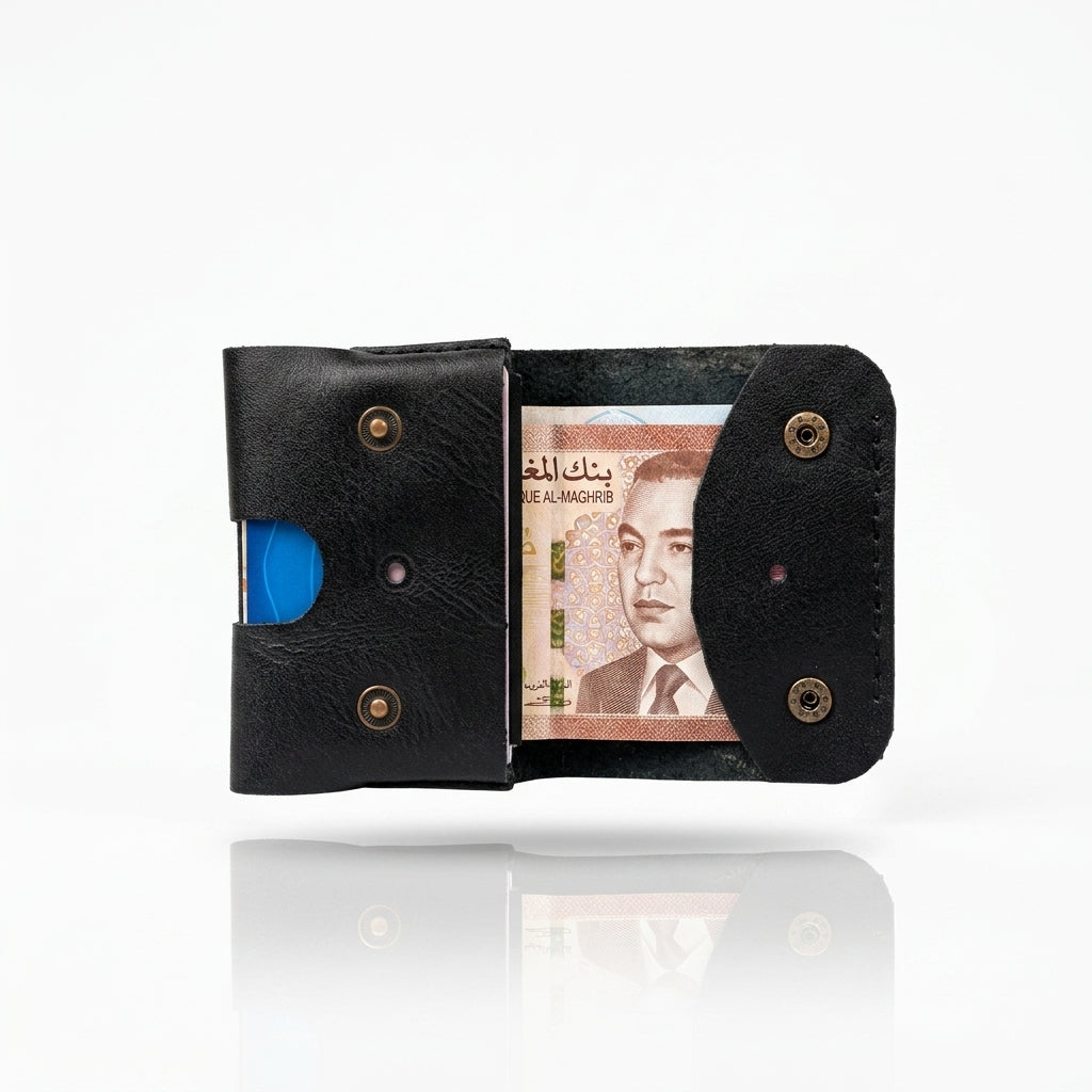 Portefeuille Homme en Cuir – Élégant, Compact et Pratique