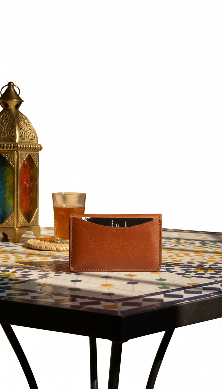 👜 Handmade Bifold Brown Leather Wallet