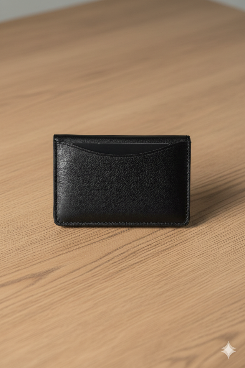 👜 Handmade Bifold Brown Leather Wallet