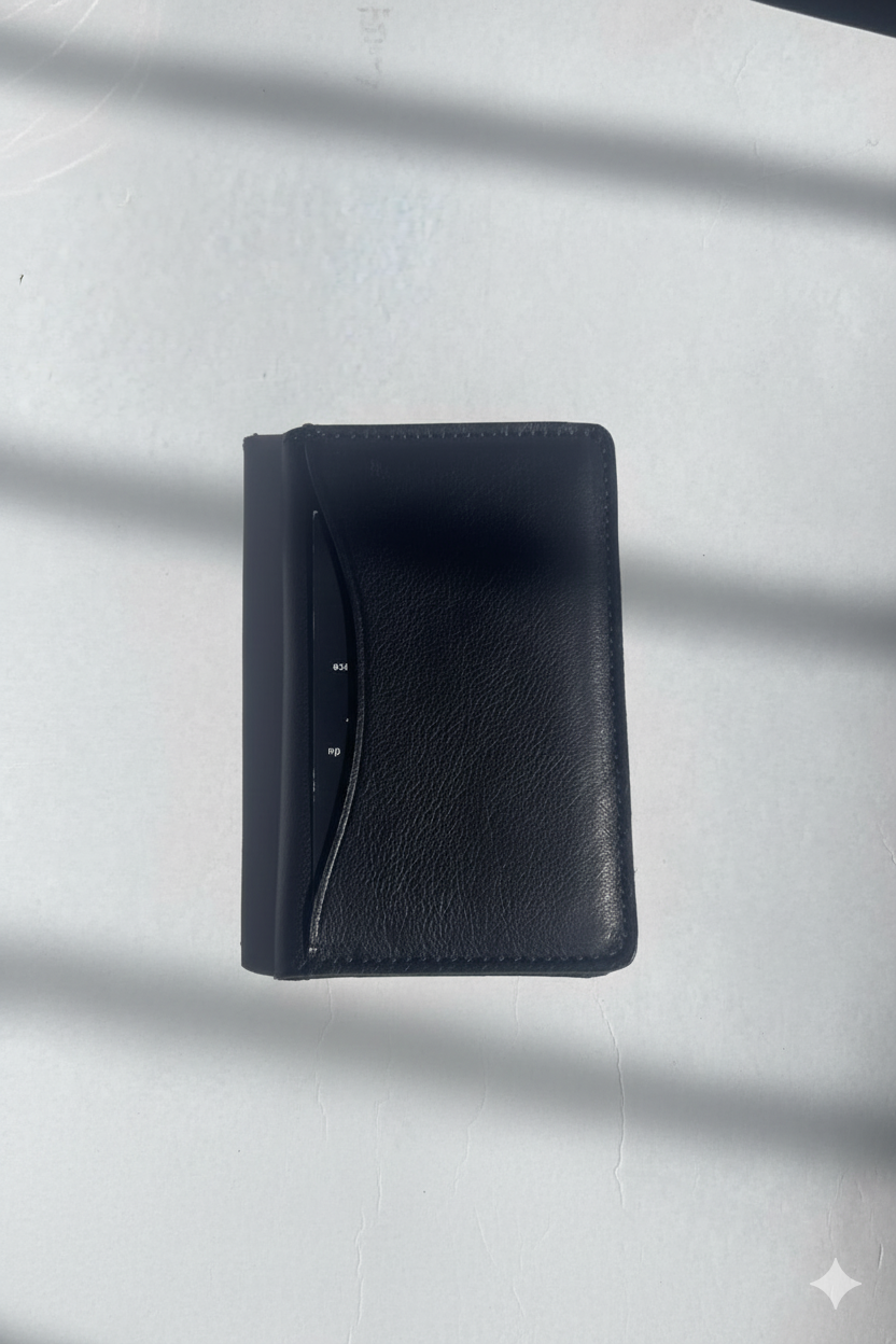 👜 Handmade Bifold Brown Leather Wallet