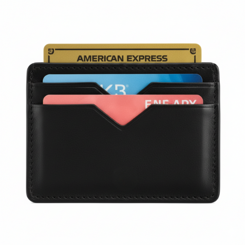 حامل البطاقات الجلدي الرفيع – صغير فالجيب، كبير فالأناقة