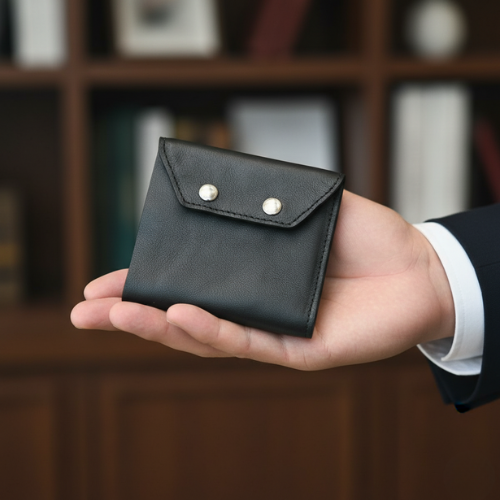 Portefeuille cuir naturel-Élégance au quotidien