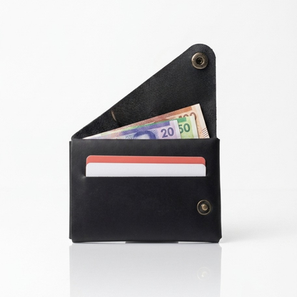 Portefeuille Homme en Cuir Véritable – Élégant & Compact