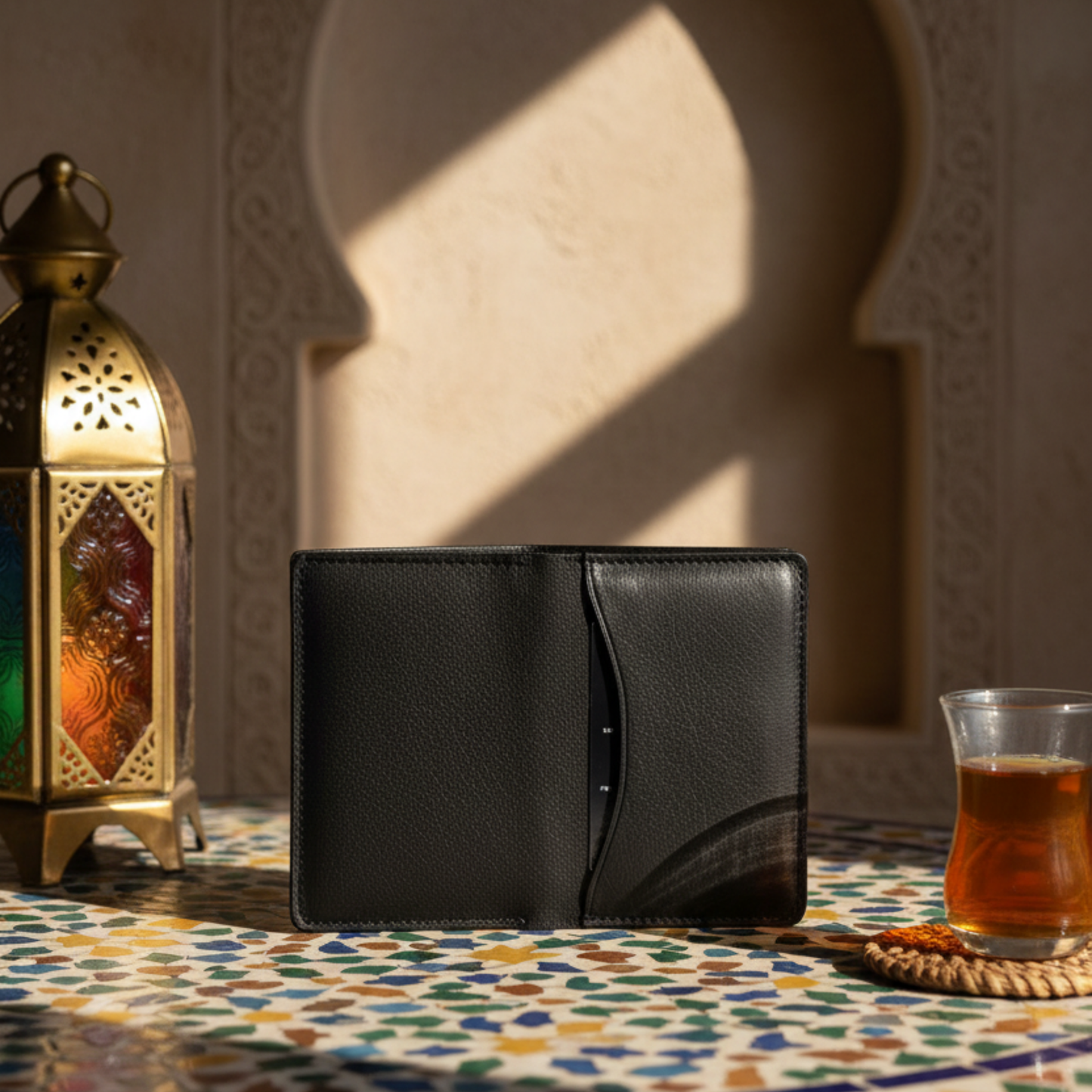 PORTFEUILLE EN CUIR VÉRITABLE