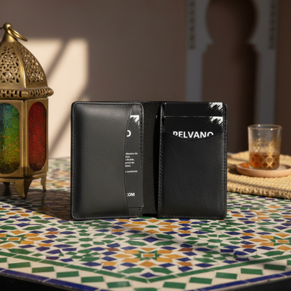 PORTFEUILLE EN CUIR VÉRITABLE