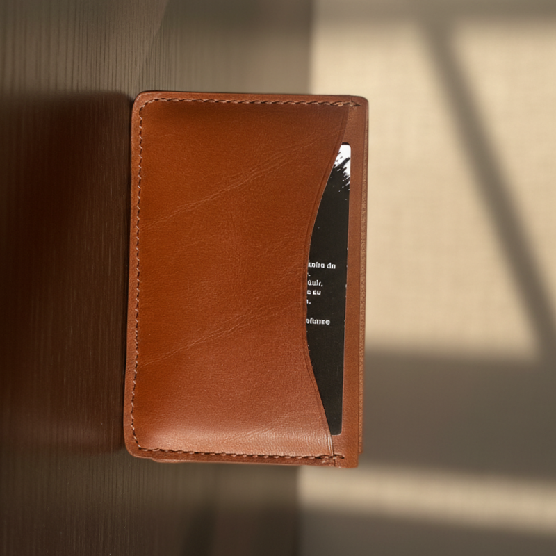 PORTFEUILLE EN CUIR VÉRITABLE