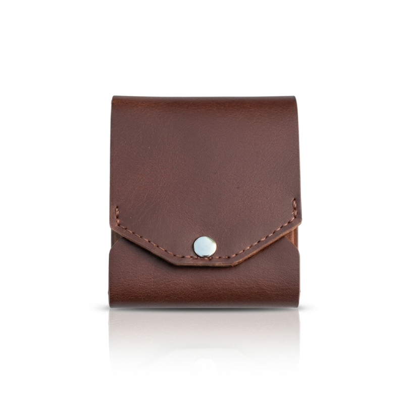 Portefeuille en cuir avec compartiment pour stylo