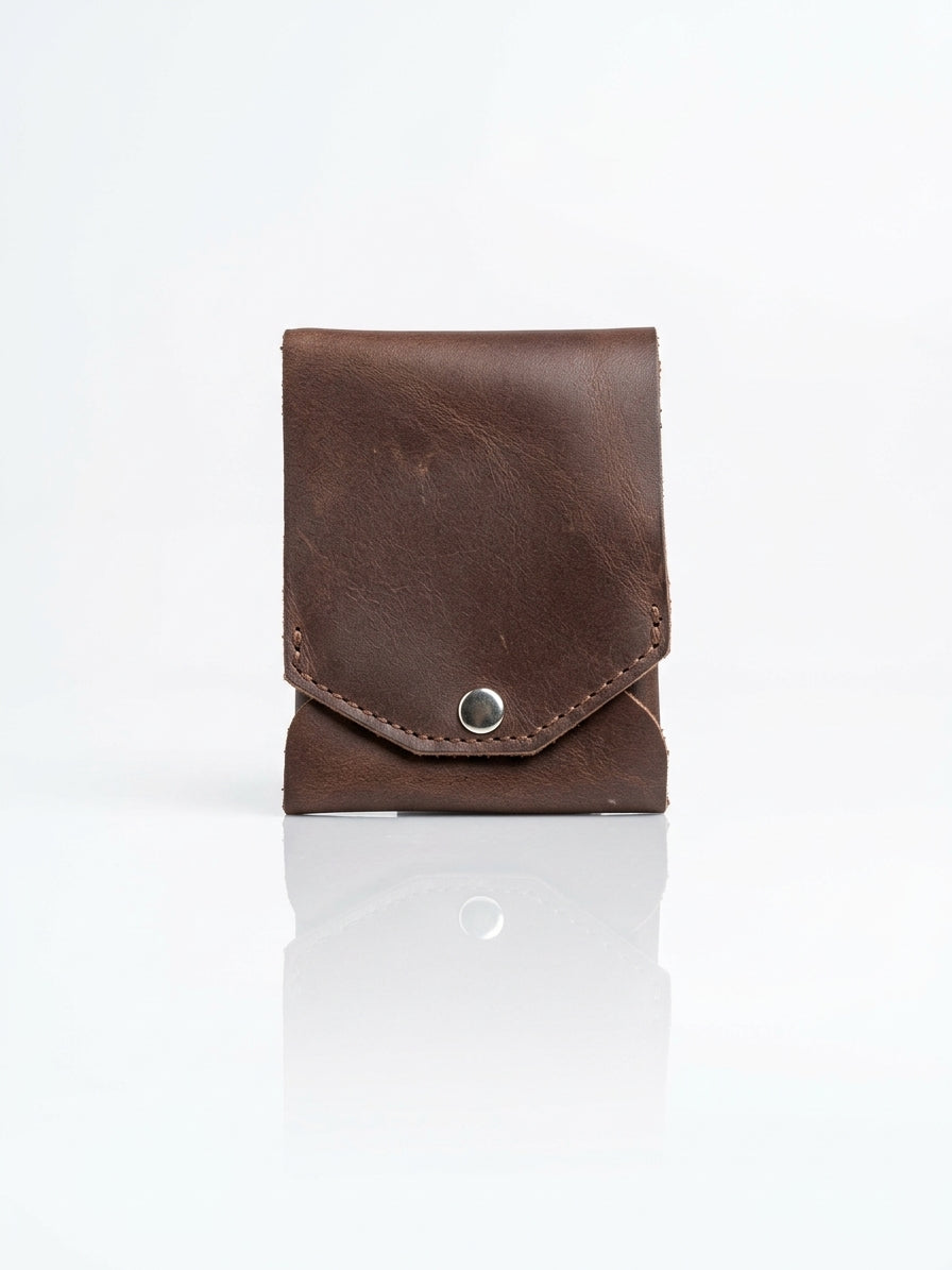 Portefeuille en cuir avec compartiment pour stylo