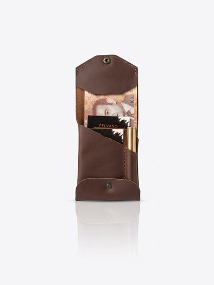 Portefeuille en cuir avec compartiment pour stylo