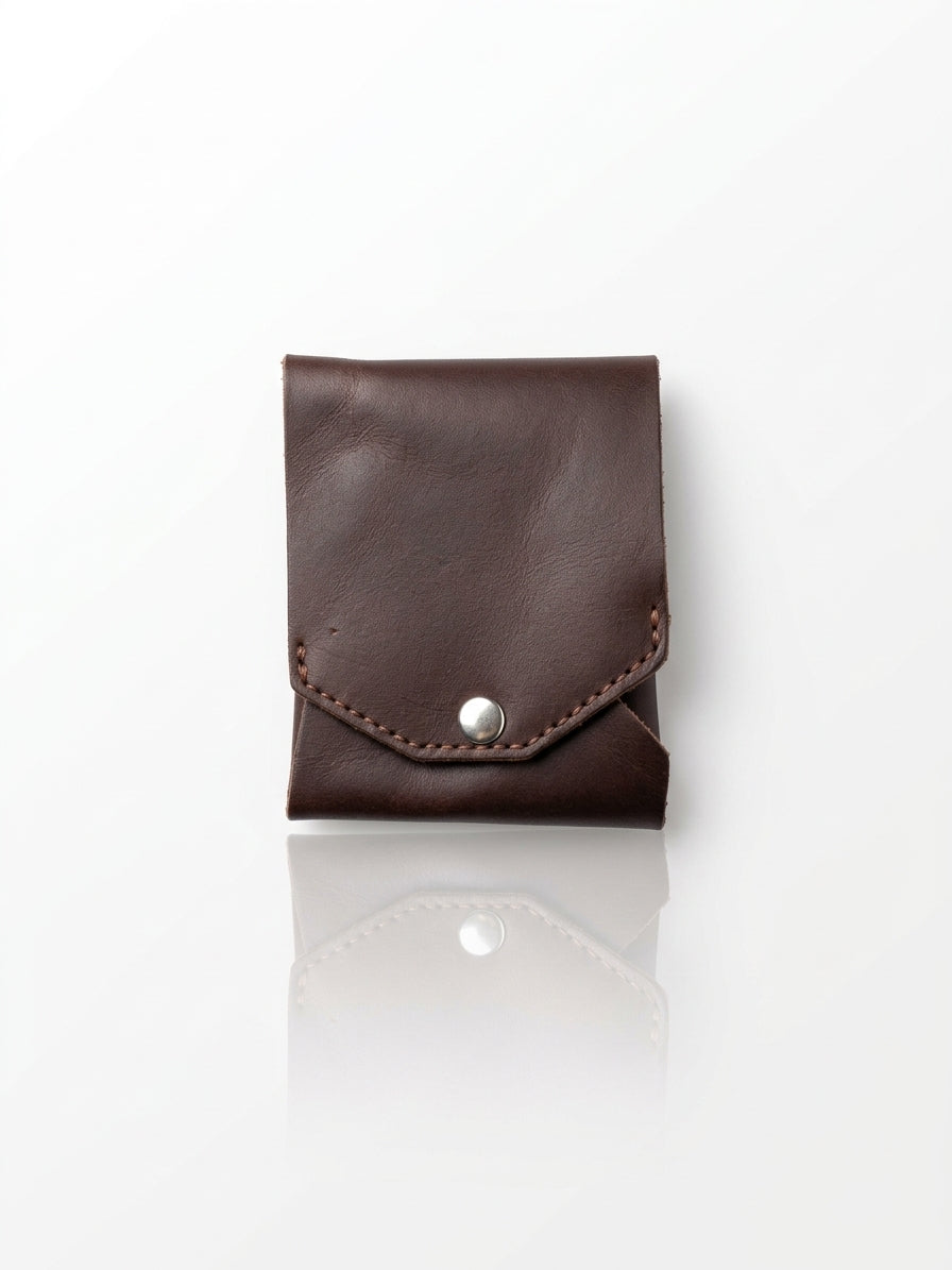 Portefeuille en cuir avec compartiment pour stylo