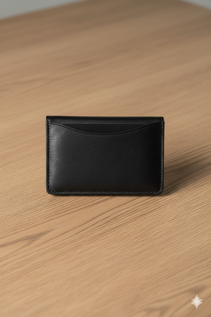 👜 Handmade Bifold Brown Leather Wallet