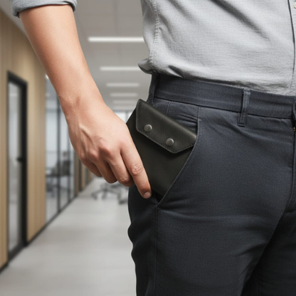 Portefeuille cuir naturel-Élégance au quotidien