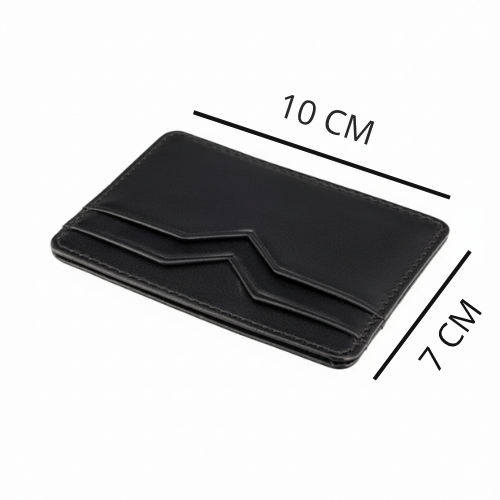 حامل البطاقات الجلدي الرفيع – صغير فالجيب، كبير فالأناقة