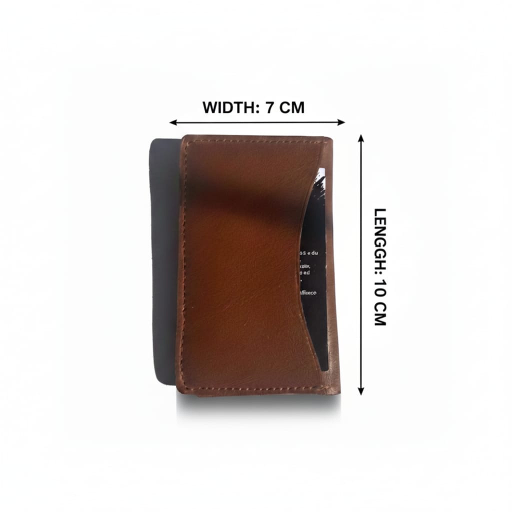 PORTFEUILLE EN CUIR VÉRITABLE